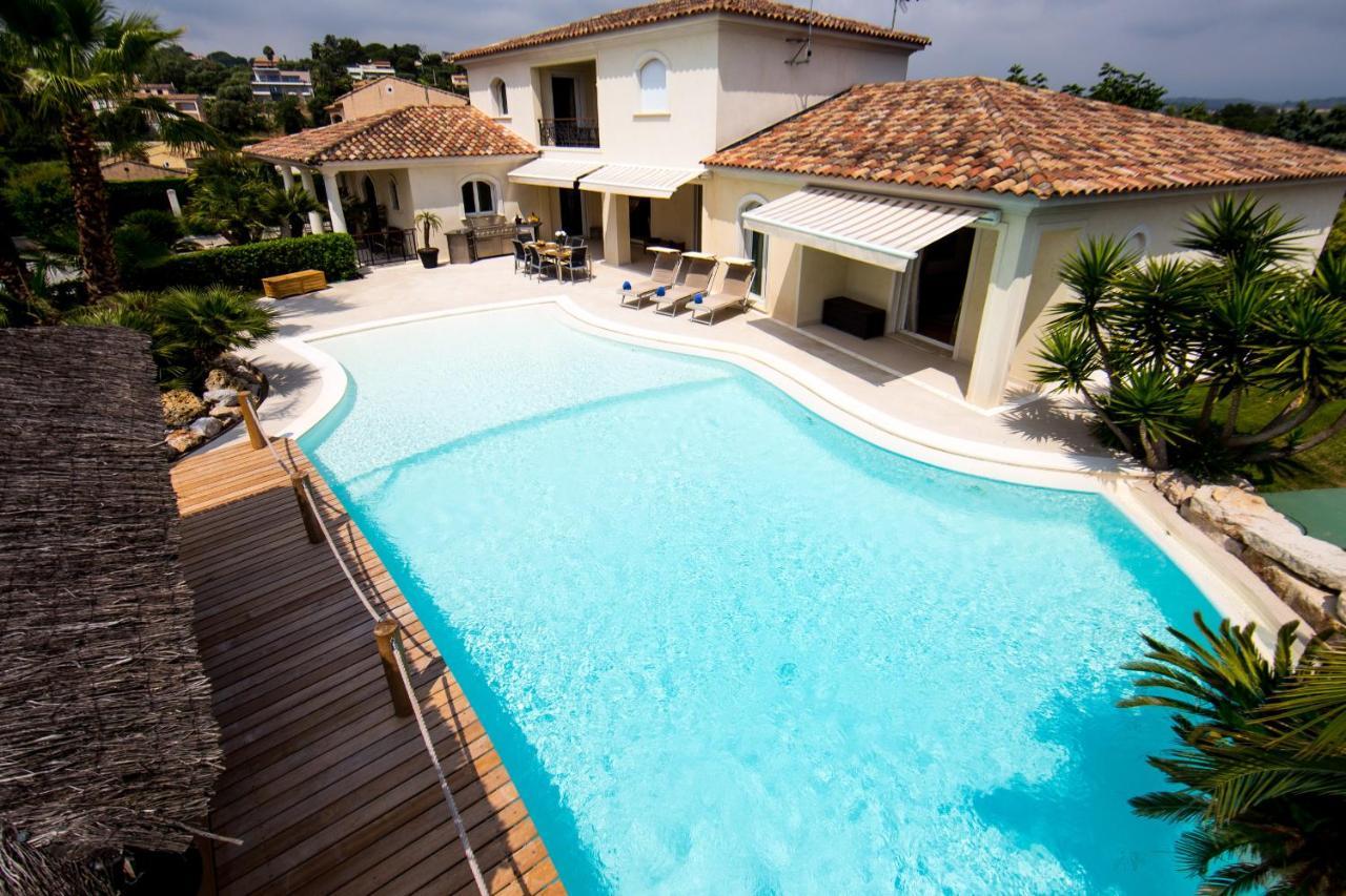 El Paradisio Splendid 5 Stars Villa Atypical In Antibes With Overflowing Swiming Pool Ngoại thất bức ảnh